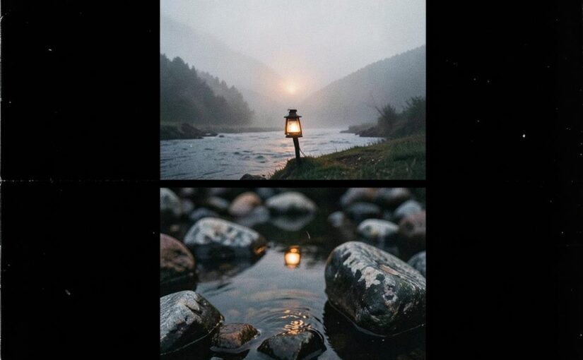 母亲河边的灯 封面